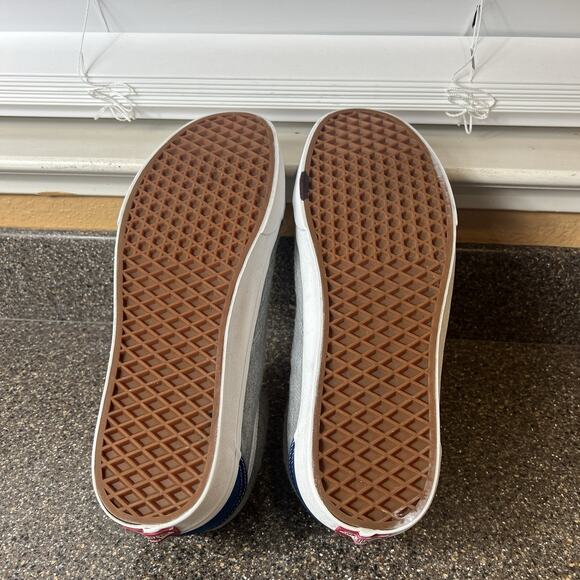 Vans Mens Size 13 Gray/Blue/Green Classic Skater Sneaker Shoe Canvas Lace Up Low - Picture 10 of 11